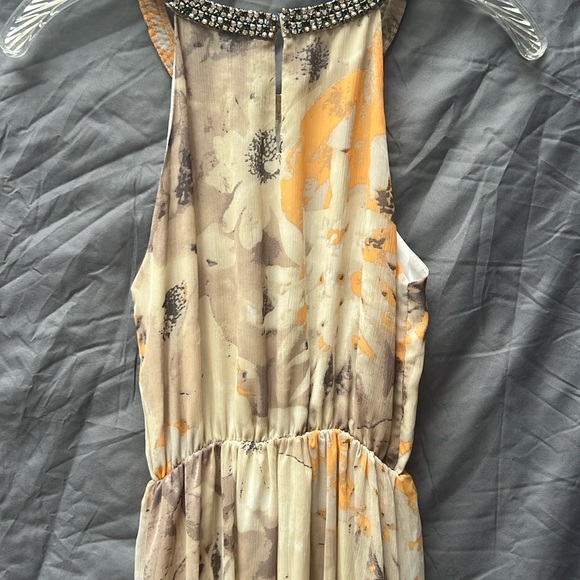 Vero Moda Yellow‎ Tan Halter Maxi Sundress CLEARANCE - Picture 9 of 10